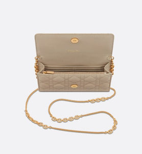 Dior Caro Pouch • Natural Supple Cannage Calfskin