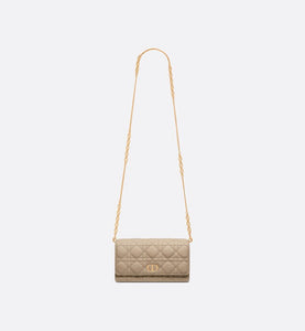 Dior Caro Pouch • Natural Supple Cannage Calfskin