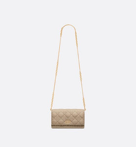 Dior Caro Pouch • Natural Supple Cannage Calfskin