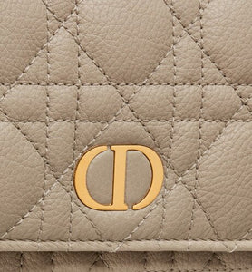 Dior Caro Pouch • Natural Supple Cannage Calfskin