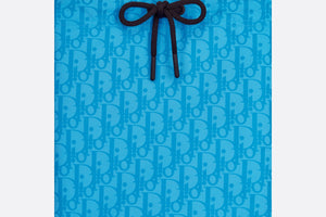 Dior Oblique Swim Shorts • Turquoise Technical Canvas