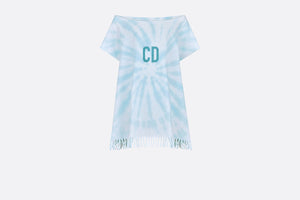 Kid's Dress • Pale Blue Tie-Dye Cotton Jersey