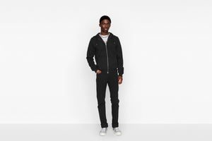 Long Slim-Fit Jeans • Black Cotton Denim