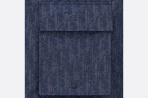 Dior Oblique Swim Shorts • Deep Blue Technical Canvas