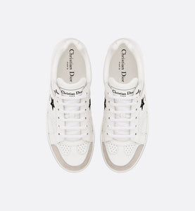Dior Star Sneaker • White Calfskin and Suede