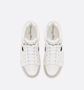 Dior Star Sneaker • White Calfskin and Suede