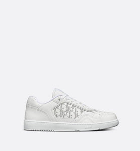 B27 Low-Top Sneaker • White Smooth Calfskin and Dior Oblique Galaxy Leather