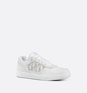B27 Low-Top Sneaker • White Smooth Calfskin and Dior Oblique Galaxy Leather