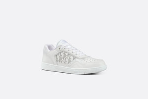 B27 Low-Top Sneaker • White Smooth Calfskin and Dior Oblique Galaxy Leather