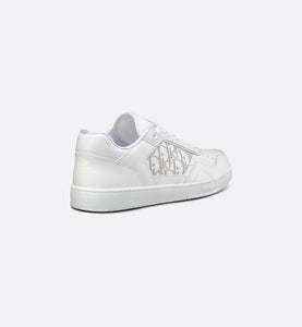 B27 Low-Top Sneaker • White Smooth Calfskin and Dior Oblique Galaxy Leather