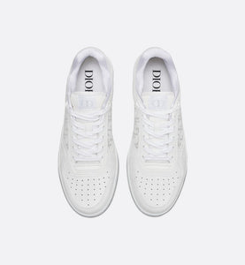 B27 Low-Top Sneaker • White Smooth Calfskin and Dior Oblique Galaxy Leather
