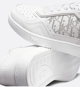 B27 Low-Top Sneaker • White Smooth Calfskin and Dior Oblique Galaxy Leather