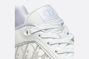 B27 Low-Top Sneaker • White Smooth Calfskin and Dior Oblique Galaxy Leather