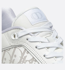 B27 Low-Top Sneaker • White Smooth Calfskin and Dior Oblique Galaxy Leather