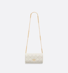 Dior Caro Pouch • Latte Supple Cannage Calfskin