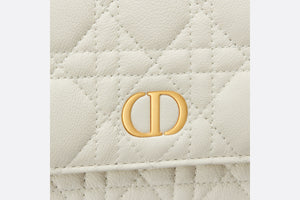 Dior Caro Pouch • Latte Supple Cannage Calfskin