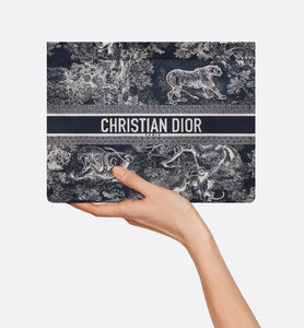 DiorTravel Zipped Pouch • Blue Toile de Jouy Reverse Technical Fabric