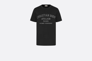 Oversized 'CHRISTIAN DIOR ATELIER' T-Shirt • Black Cotton Jersey