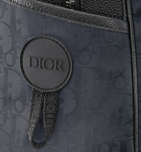 Dior Explorer Backpack • Black Dior Oblique Mirage Technical Fabric and Grained Calfskin