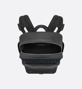 Dior Explorer Backpack • Black Dior Oblique Mirage Technical Fabric and Grained Calfskin