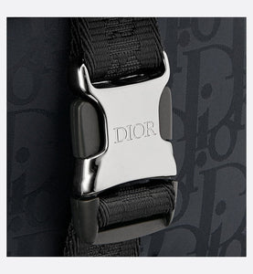 Dior Explorer Backpack • Black Dior Oblique Mirage Technical Fabric and Grained Calfskin