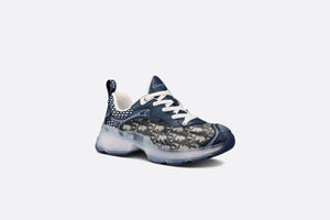 Dior Vibe Sneaker • Deep Blue Dior Oblique Technical Fabric and Transparent Rubber