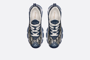 Dior Vibe Sneaker • Deep Blue Dior Oblique Technical Fabric and Transparent Rubber