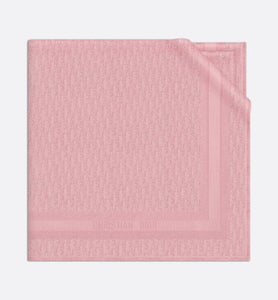 D-Oblique Shawl • Pink Wool, Silk and Cashmere
