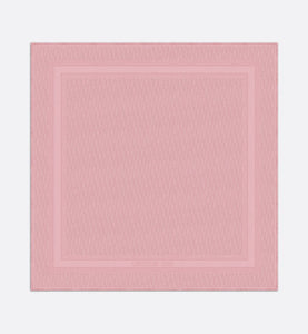 D-Oblique Shawl • Pink Wool, Silk and Cashmere