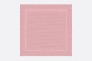 D-Oblique Shawl • Pink Wool, Silk and Cashmere