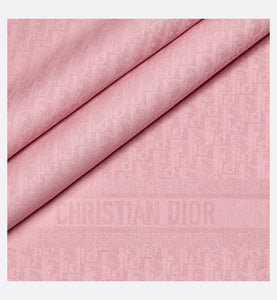 D-Oblique Shawl • Pink Wool, Silk and Cashmere