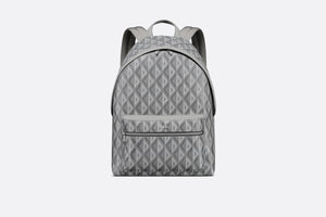 Rider Backpack • Dior Gray CD Diamond Canvas and Smooth Calfskin