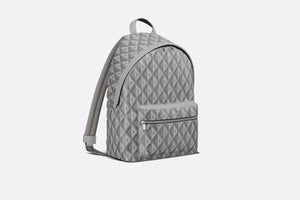 Rider Backpack • Dior Gray CD Diamond Canvas and Smooth Calfskin