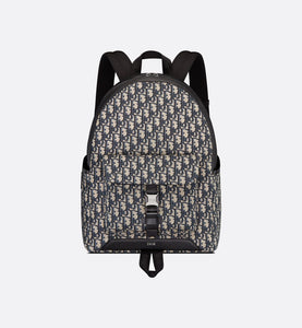 Dior Explorer Backpack • Beige and Black Dior Oblique Jacquard