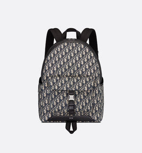 Dior Explorer Backpack • Beige and Black Dior Oblique Jacquard