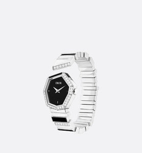 GEM DIOR 16.5 cm • Ø 27 mm (1”), Steel, Mother-of-Pearl and Diamonds