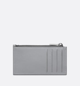 Zipped Card Holder • Dior Gray CD Diamond Canvas