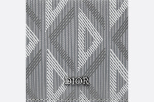Zipped Card Holder • Dior Gray CD Diamond Canvas