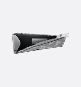 Zipped Card Holder • Dior Gray CD Diamond Canvas
