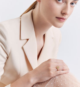 Rose Des Vents Ring • Yellow Gold, Diamond and Mother-of-Pearl