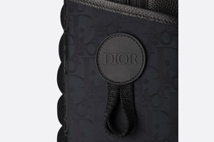 Kid's Dior Explorer Backpack • Black Dior Oblique Mirage Technical Fabric and Grained Calfskin