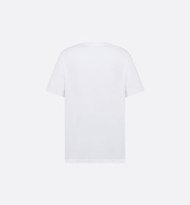 CD Étoile Embroidered Relaxed-Fit T-Shirt • White Cotton Jersey
