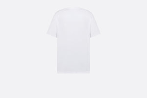 CD Étoile Embroidered Relaxed-Fit T-Shirt • White Cotton Jersey