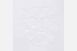 CD Étoile Embroidered Relaxed-Fit T-Shirt • White Cotton Jersey