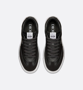 B101 Sneaker • Black Smooth Calfskin and Nubuck