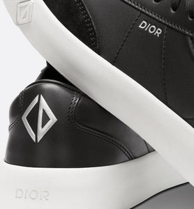 B101 Sneaker • Black Smooth Calfskin and Nubuck
