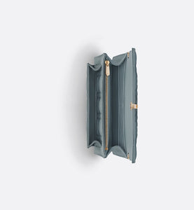 Lady Dior Chain Pouch • Cloud Blue Cannage Lambskin