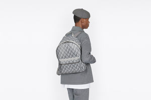 Rider Backpack • Dior Gray CD Diamond Canvas and Smooth Calfskin
