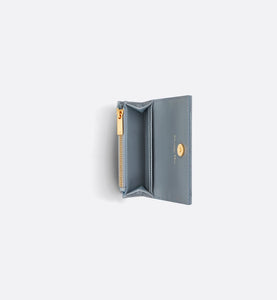 Dior Caro XS Wallet • Cloud Blue Supple Cannage Calfskin