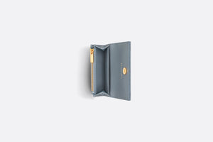 Dior Caro XS Wallet • Cloud Blue Supple Cannage Calfskin
